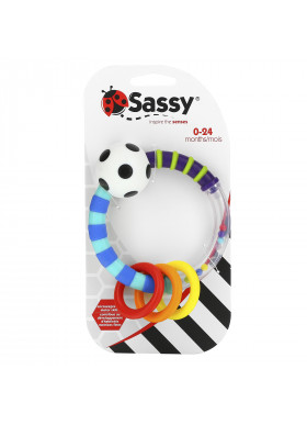 Sassy, Inspire The Senses, Ring Rattle, 0-24 Months, 1 Count