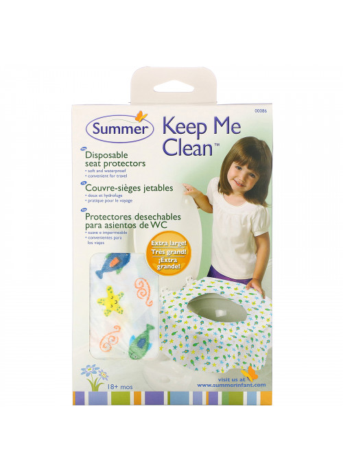 Summer Infant, Keep Me Clean Disposable Seat Protectors, 18+ Months, 20 Pack
