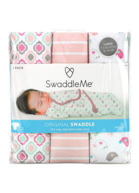 Summer Infant, SwaddleMe, Original Swaddle, Large, 3 Pack
