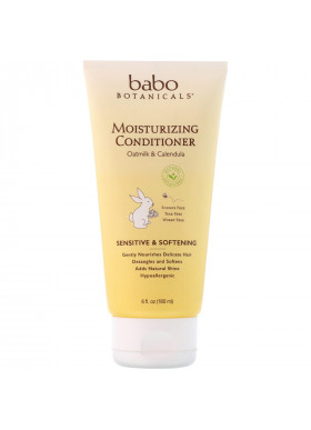 Babo Botanicals, Moisturizing Conditioner, Oatmilk & Calendula, 6 fl oz (180 ml)