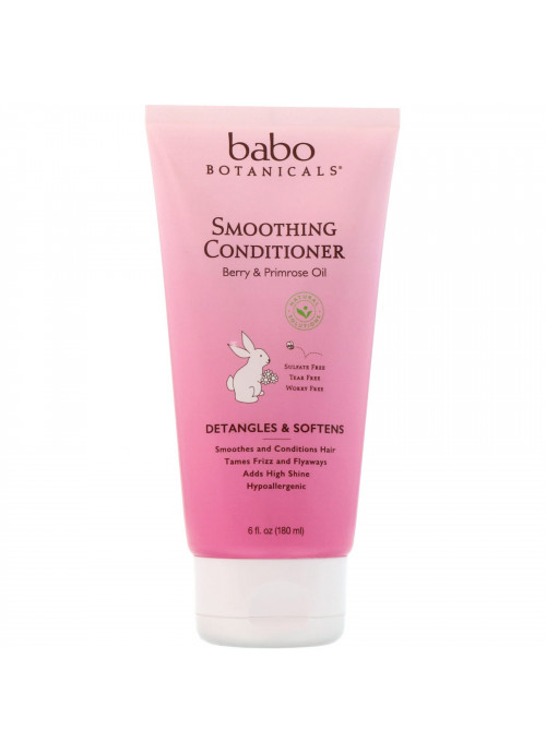 Babo Botanicals, Smoothing Conditioner, Berry & Evening Primerose, 6 fl oz (180 ml)