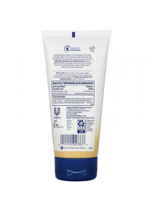 Dove, Baby, Eczema Care, Soothing Cream, 5.1 oz (144 g)