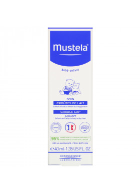 Mustela, Cradle Cap Cream, 1.35 fl oz (40 ml)