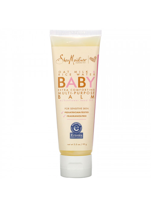 SheaMoisture, Baby Multi-Purpose Balm, Oat Milk & Rice Water,  3.5 oz (99 g)