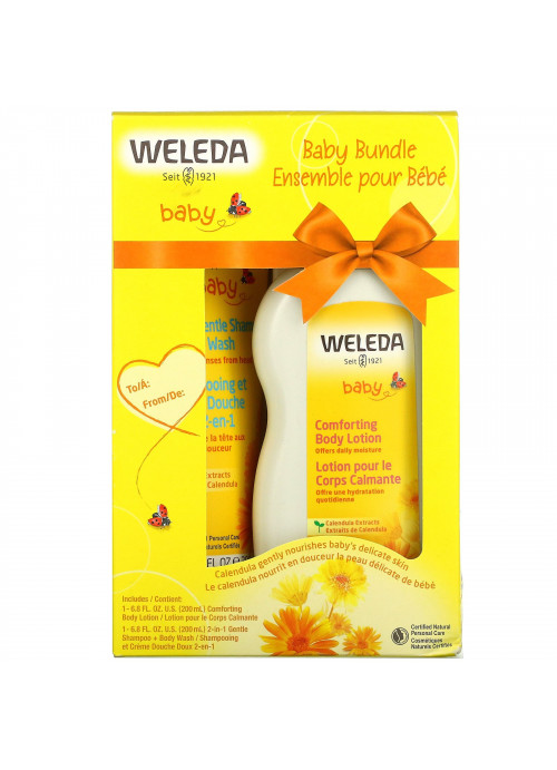 Weleda, Baby Bundle Set, Calendula, 2 Piece Set