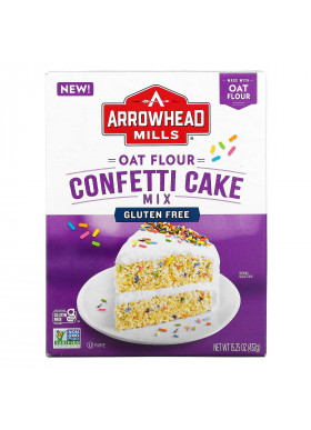 Arrowhead Mills,  Oat Flour Confetti Cake Mix, 15.25 oz (432 g)