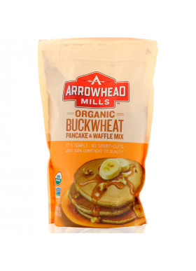 Arrowhead Mills, Organic Buckwheat, Pancake & Waffle Mix, 1.6 lbs (737 g)