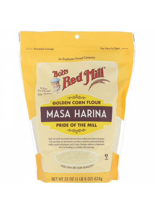 Bob's Red Mill, Golden Corn Flour, Masa Harina, 22 oz (624 g)