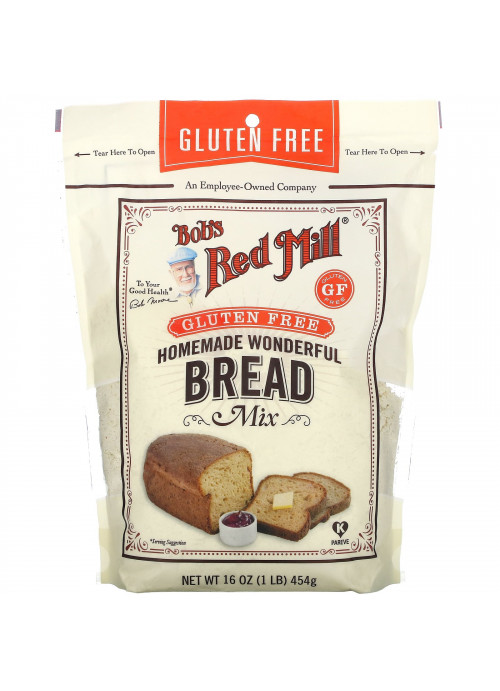 Bob's Red Mill, Homemade Wonderful Bread Mix, Gluten Free, 16 oz (453 g)