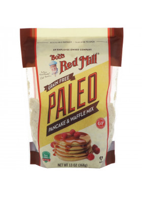 Bob's Red Mill, Paleo Pancake & Waffle Mix, Grain Free, Gluten Free, 13 oz (368 g)