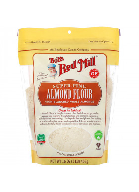 Bob's Red Mill, Super-Fine Almond Flour, Gluten Free, 16 oz (453 g)