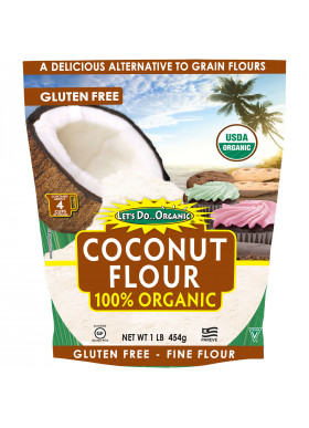 Edward & Sons, Let's Do Organic, 100% Organic Coconut Flour, 1 lb (454 g)