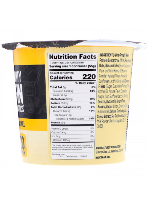 FlapJacked, Mighty Muffin with Probiotics, Banana Caramel, 1.9 oz (55 g)