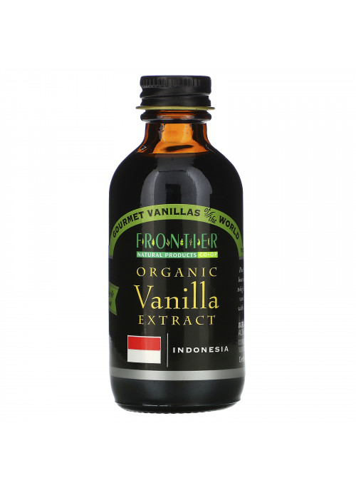 Frontier Natural Products, Organic Vanilla Extract, 2 fl oz (59 ml)
