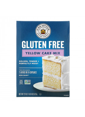 King Arthur Flour, Yellow Cake Mix, Gluten Free, 22 oz (624 g)