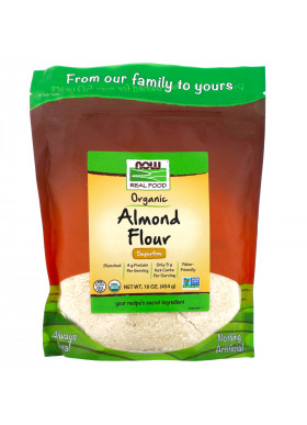 Now Foods, Real Food, Organic Almond Flour, Superfine, 16 oz (454 g)