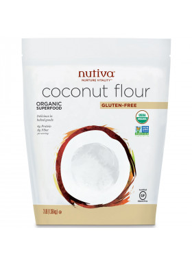 Nutiva, Organic, Coconut Flour, Gluten Free, 3 lb (1.36 kg)