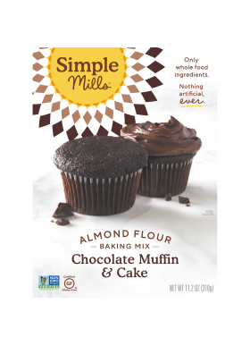 Simple Mills, Naturally Gluten-Free, Almond Flour Mix, Chocolate Muffin & Cake , 10.4 oz (295 g)