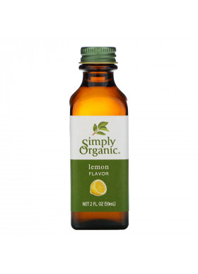 Simply Organic, Lemon Flavor, 2 fl oz (59 ml)