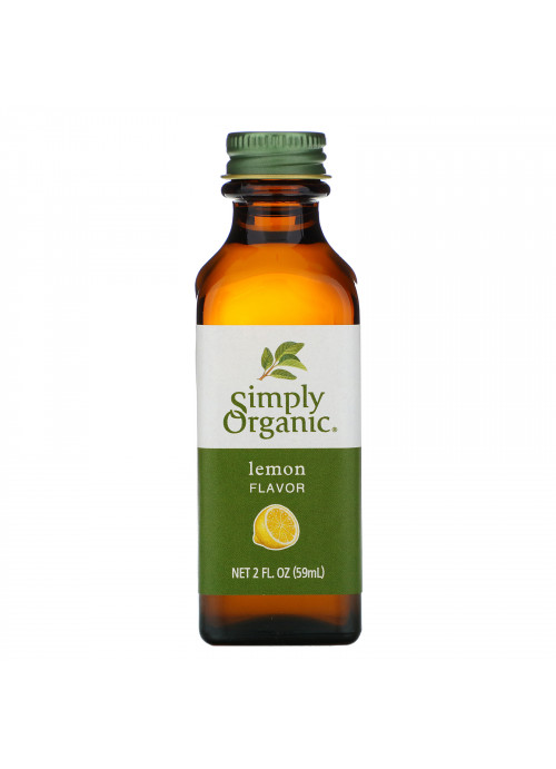 Simply Organic, Lemon Flavor, 2 fl oz (59 ml)