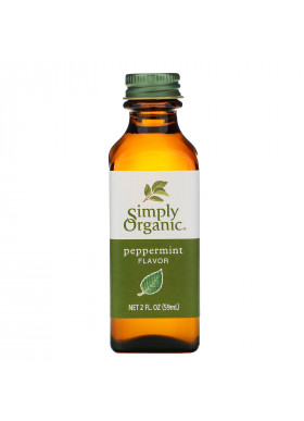 Simply Organic, Peppermint Flavor, 2 fl oz (59 ml)