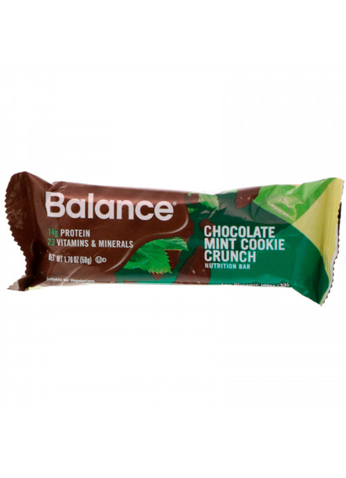 Balance Bar, Nutrition Bar, Chocolate Mint Cookie Crunch, 6 Bars, 1.76 oz (50 g) Each