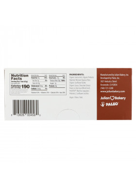 Julian Bakery, Pegan Thin Protein Bar, Chocolate Lava, 12 Bars, 2.29 oz (65 g) Each