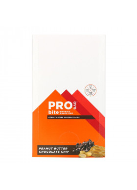 ProBar, Bite, Organic Snack Bar, Peanut Butter Chocolate Chip , 12 Bars, 1.3 oz (37 g) Each