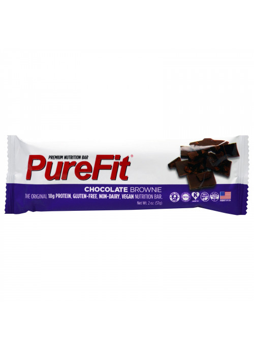 PureFit Bars, Premium Nutrition Bars, Chocolate Brownie, 15 Bars, 2 oz (57 g) Each