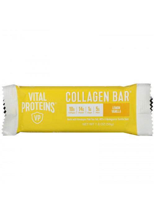Vital Proteins, Collagen Bar, Lemon Vanilla, 12 Bars, 1.8 oz (50 g) Each