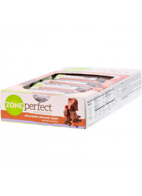 ZonePerfect, Nutrition Bars, Chocolate Almond Raisin, 12 Bars, 1.76 oz (50 g) Each