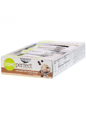 ZonePerfect, Nutrition Bars, Chocolate Chip Cookie Dough, 12 Bars, 1.58 oz (45 g) Each