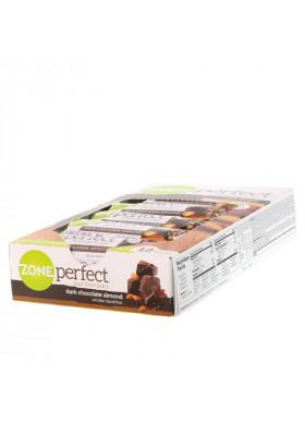 ZonePerfect, Nutrition Bars, Dark Chocolate Almond, 12 Bars, 1.58 oz (45 g) Each