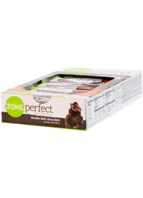 ZonePerfect, Nutrition Bars, Double Dark Chocolate, 12 Bars, 1.58 oz (45 g) Each