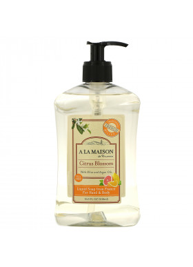 A La Maison de Provence, Hand & Body Liquid Soap, Citrus Blossom, 16.9 fl oz (500 ml)