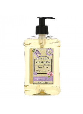 A La Maison de Provence, Hand & Body Liquid Soap, Rose Lilac, 16.9 fl oz (500 ml)