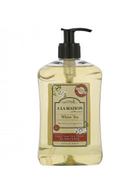 A La Maison de Provence, Hand & Body Liquid Soap, White Tea, 16.9 fl oz (500 ml)