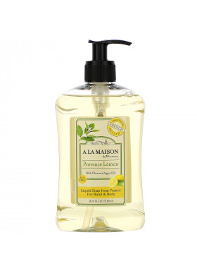 A La Maison de Provence, Liquid Soap For Hands & Body, Provence Lemon, 16.9 fl oz (500 ml)