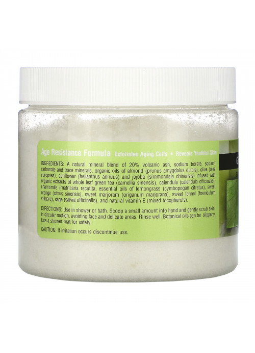 Abra Therapeutics, Green Tea Body Scrub, Green Tea & Lemongrass, 10 oz (283 g)