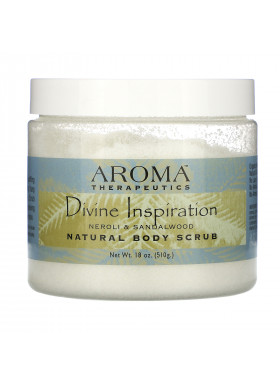 Abra Therapeutics, Natural Body Scrub, Divine Inspiration, Neroli & Sandalwood, 10 oz (283 g)