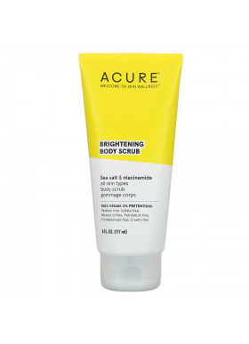 Acure, Brightening Body Scrub, 6 fl oz (177 ml)