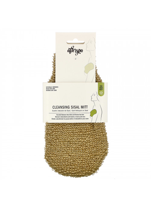 AfterSpa, Cleansing Sisal Mitt, 1 Mitt