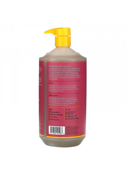 Alaffia, Everyday Shea, Body Wash, Passion Fruit, 32 fl oz (950 ml)