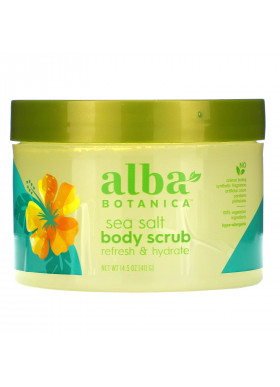 Alba Botanica, Sea Salt Body Scrub, 14.5 oz (411 g)