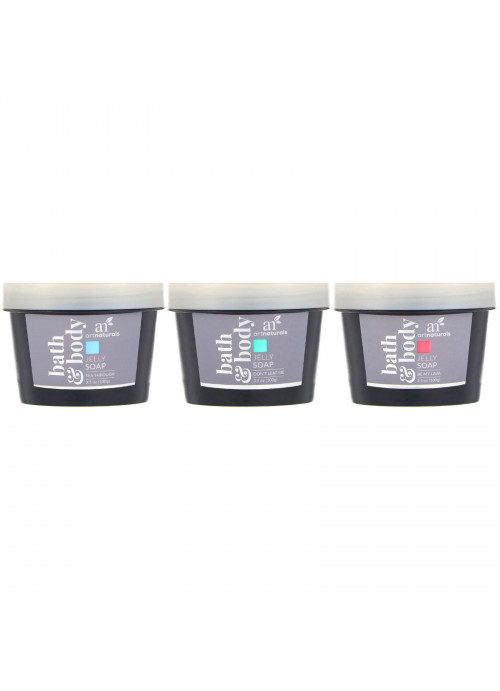 Artnaturals, Jelly Soap Set, 3 Soaps, 3.5 oz (100 g) Each