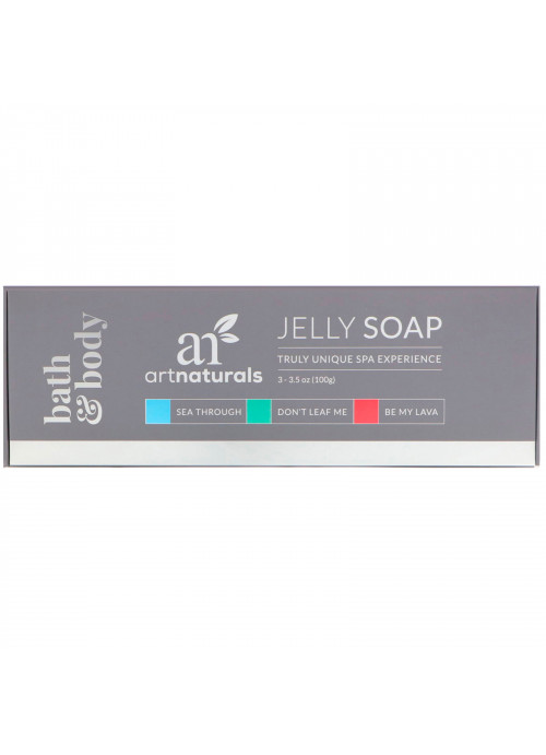 Artnaturals, Jelly Soap Set, 3 Soaps, 3.5 oz (100 g) Each