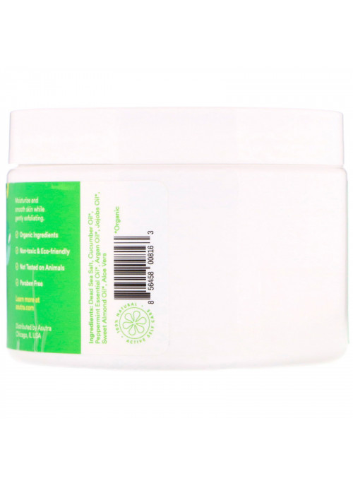 Asutra, Scrub The Day Away, Exfoliating Body Scrub, Cooling Cucumber, 12 oz (350 g)
