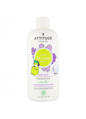 ATTITUDE, Little Leaves Science, Bubble Wash, Vanilla & Pear, 16 fl oz (473 ml)