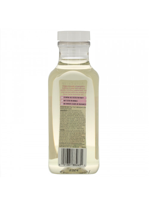 Aura Cacia, Aromatherapy Bubble Bath, Comforting Geranium, 13 fl oz (384 ml)