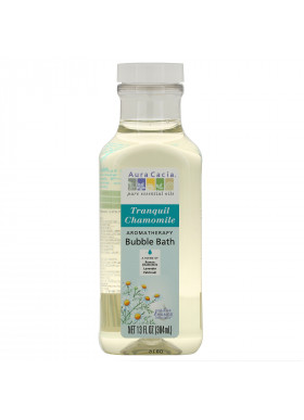 Aura Cacia, Aromatherapy Bubble Bath, Tranquil Chamomile, 13 fl oz (384 ml)